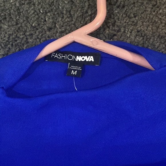 Mesh royal blue bodysuit - Picture 3 of 3